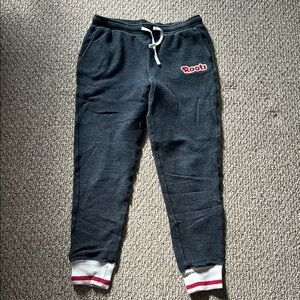 Roots Kids Black Joggers Size Medium
